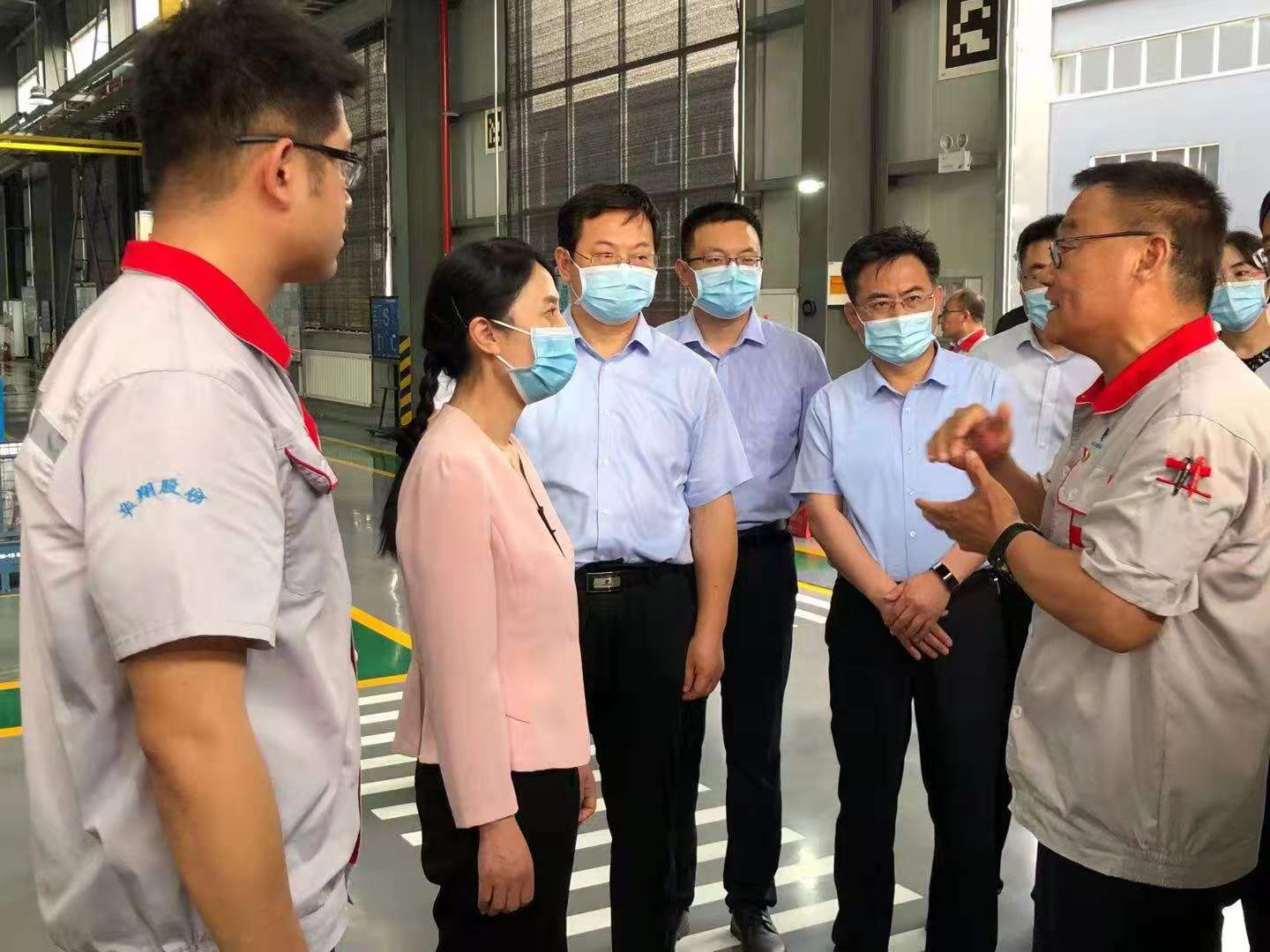 省委常委、組織部部長陳安麗蒞臨我司調(diào)研企業(yè)黨建及運行情況